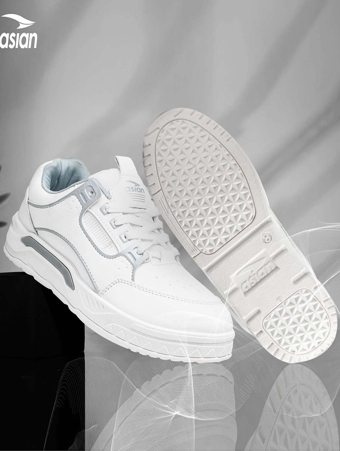 men solid lace up sneaker