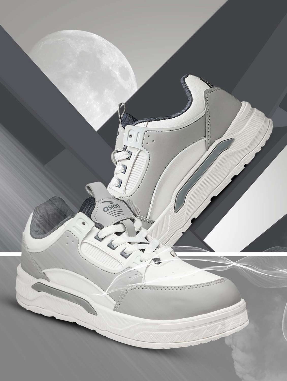 men color block lace up sneaker