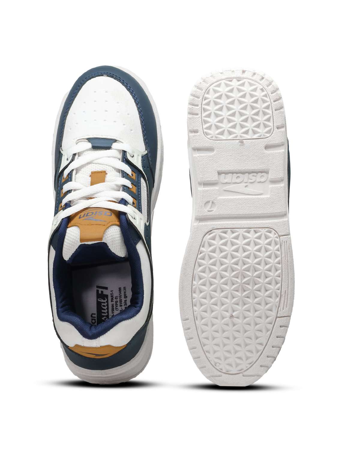 men color block lace up sneaker - 22406544 -  Standard Image - 3