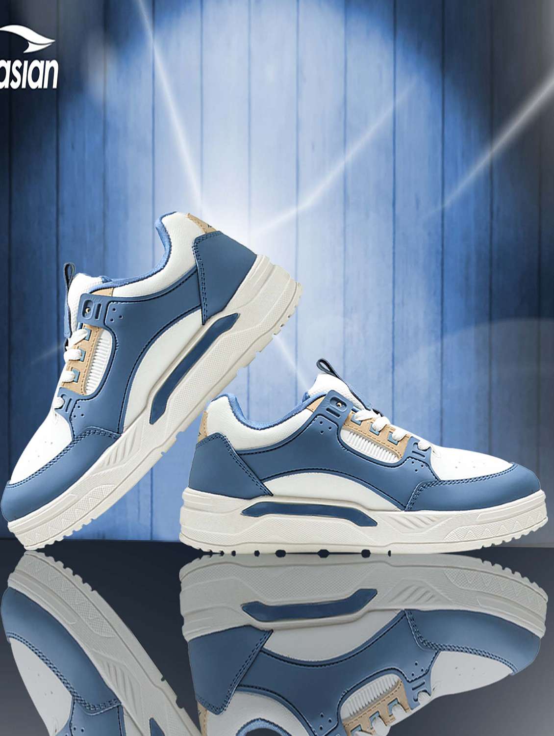 men color block lace up sneaker