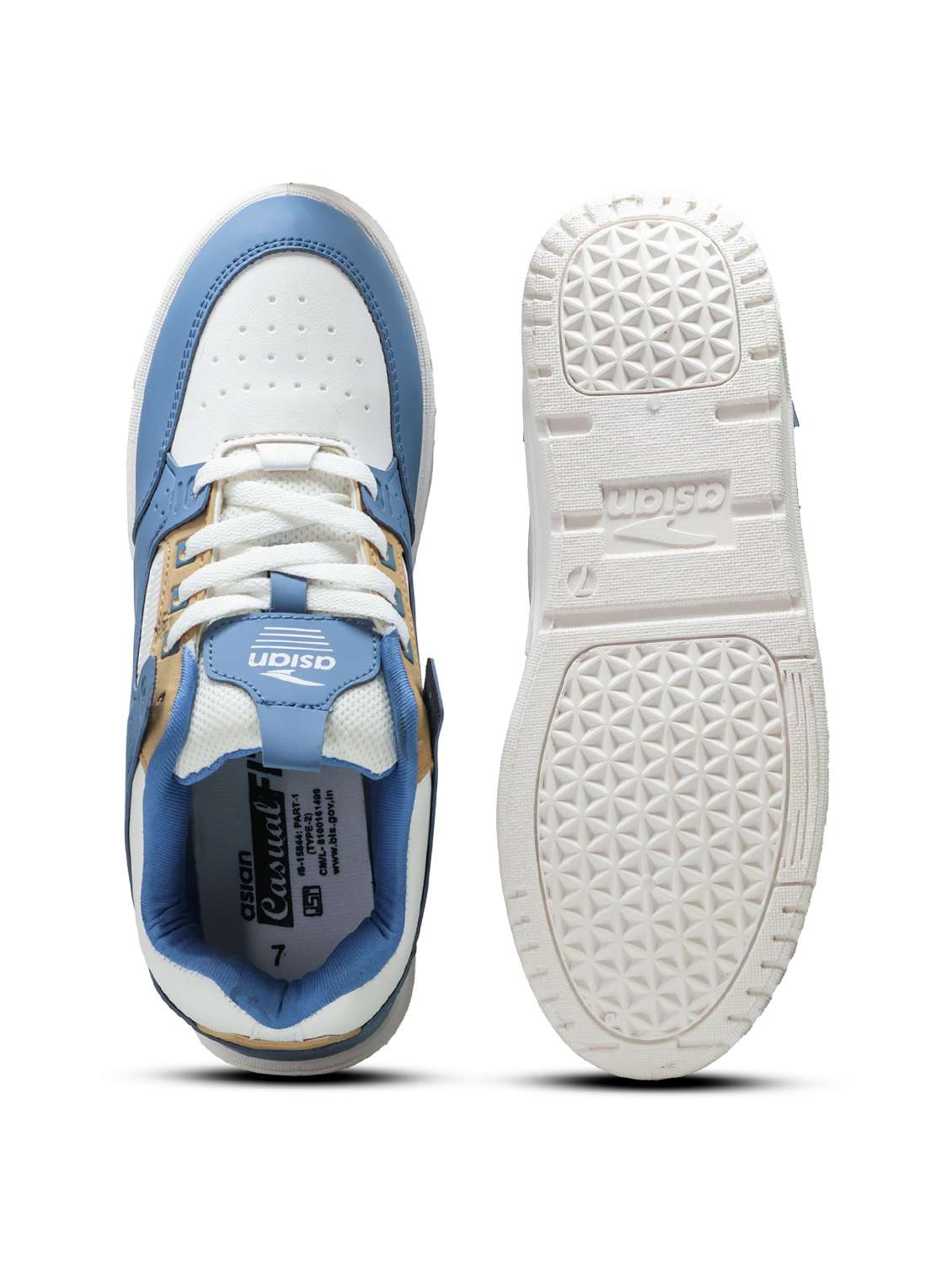 men color block lace up sneaker - 22406545 -  Standard Image - 3