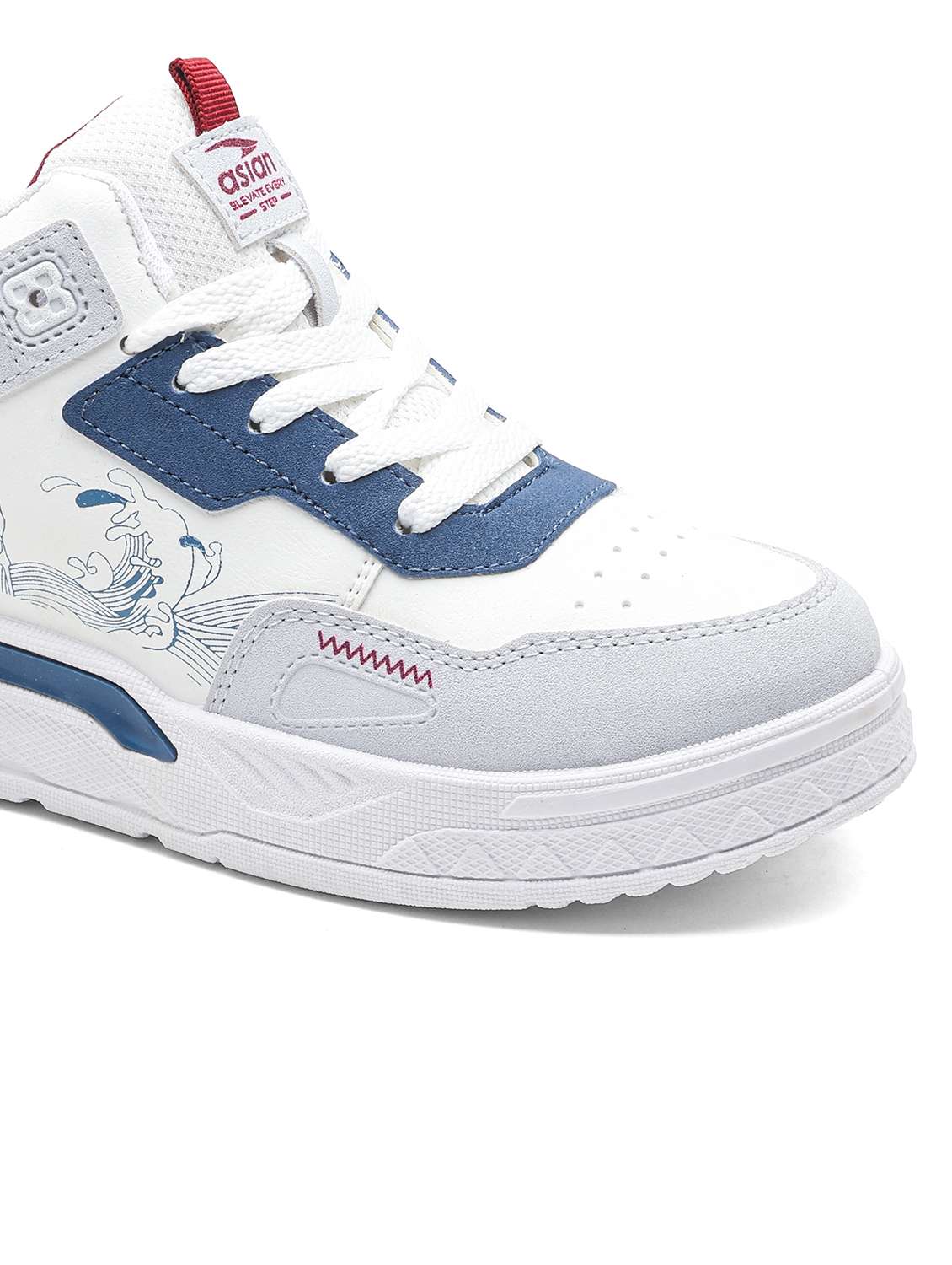 men color block lace up sneaker - 22406548 -  Standard Image - 5