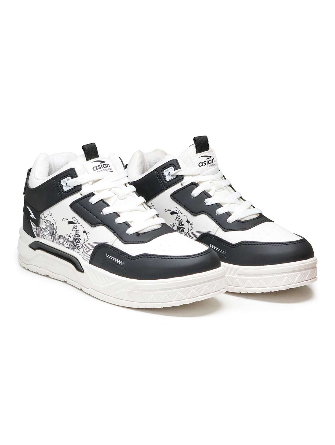 men color block lace up sneaker