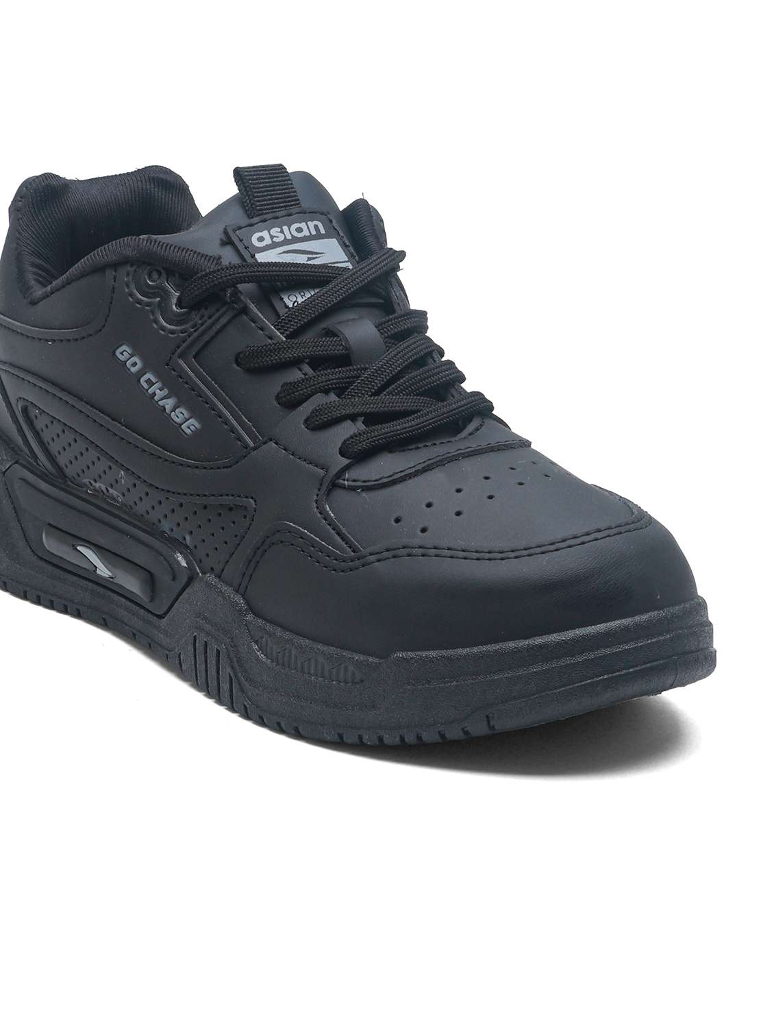 men solid lace up sneaker - 22406558 -  Standard Image - 5
