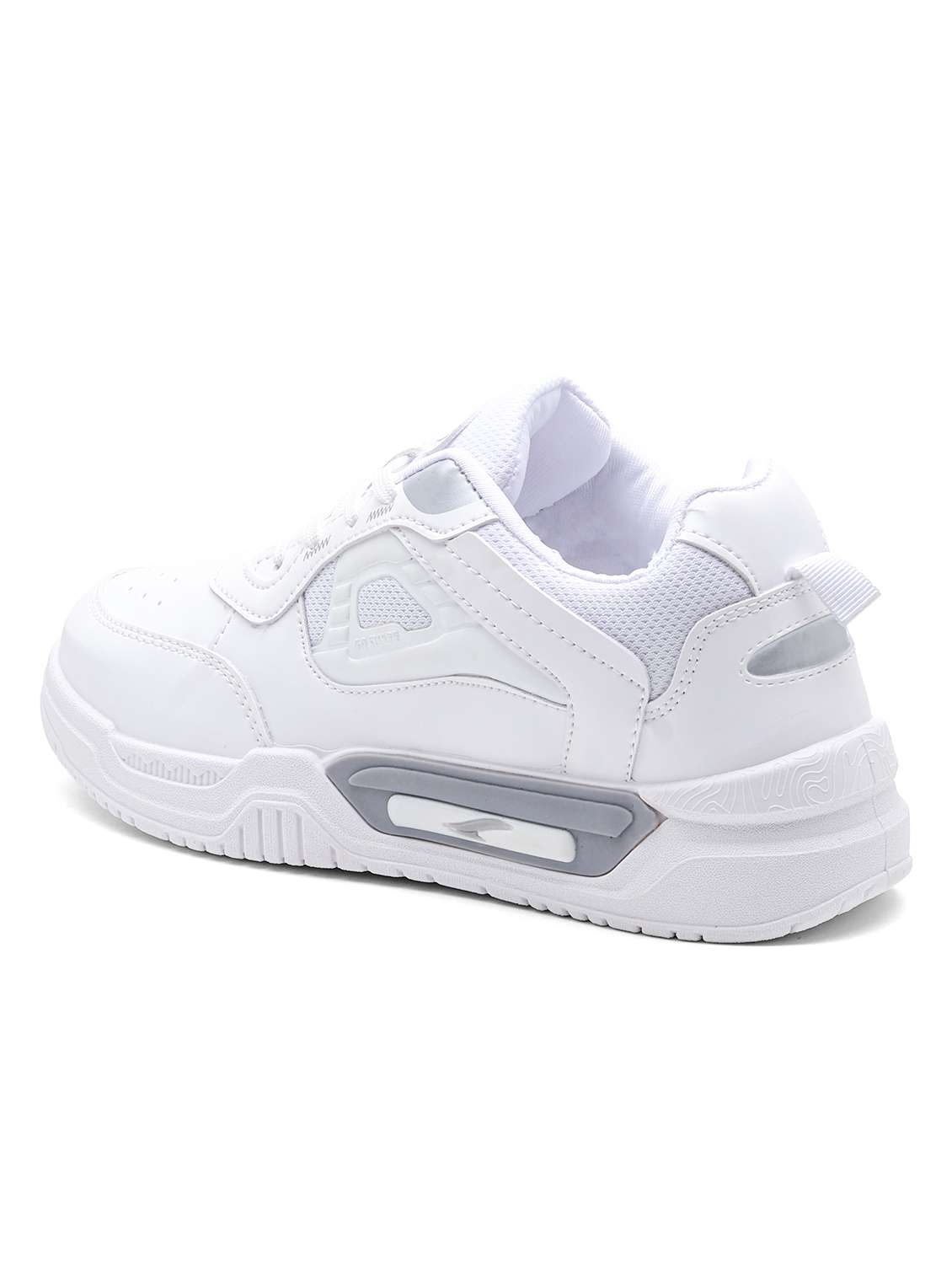 men solid lace up sneaker - 22406564 -  Standard Image - 3