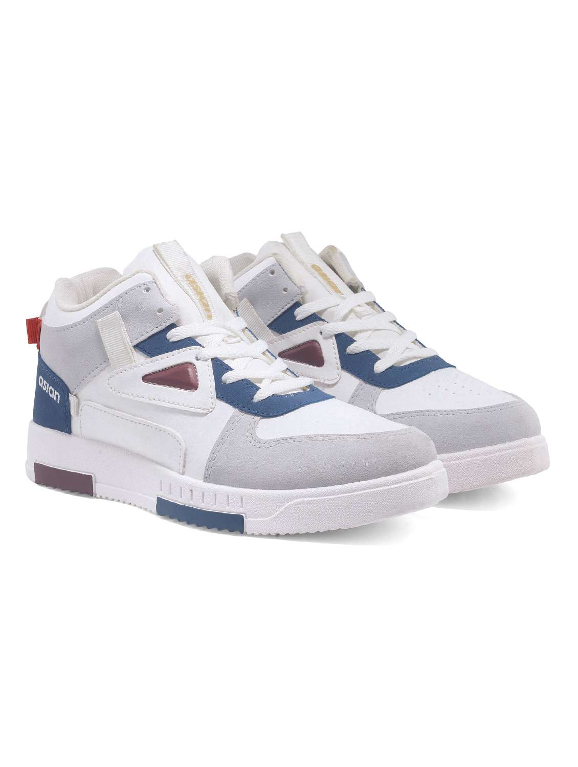 men color block lace up sneaker
