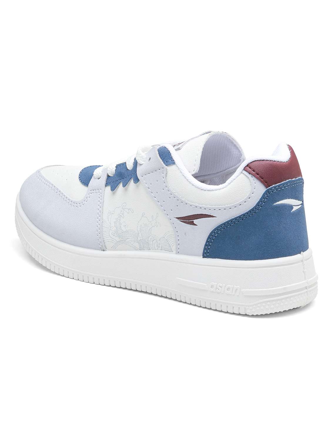 men color block lace up sneaker - 22406591 -  Standard Image - 3