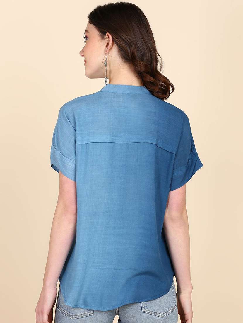 women tie & dye short sleeve regular top - 22407084 -  Standard Image - 3
