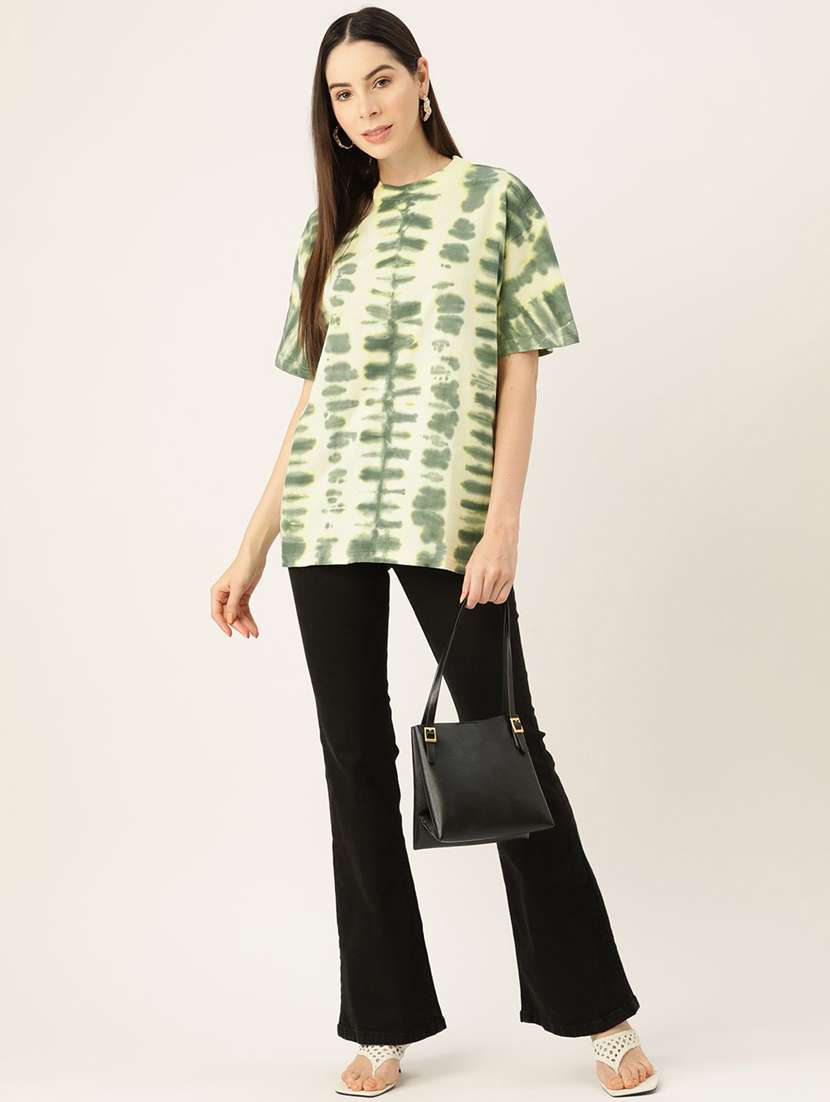 women tie & dye short sleeve oversized t-shirt - 22407209 -  Standard Image - 3