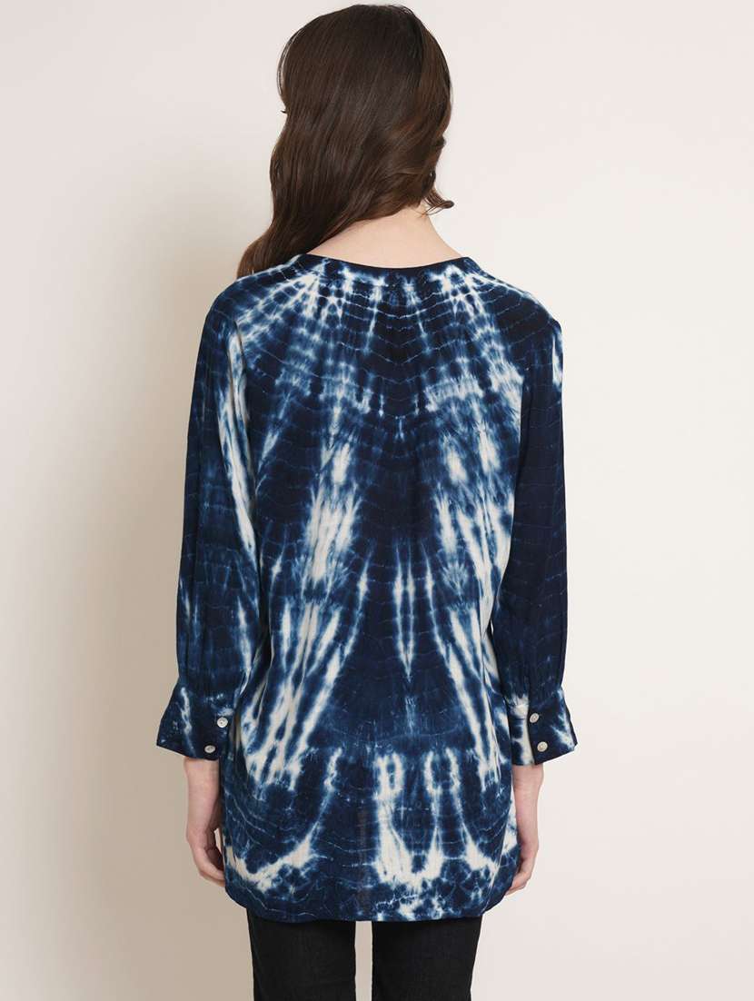 women printed multi colored viscose regular shirt - 22407543 -  Standard Image - 3