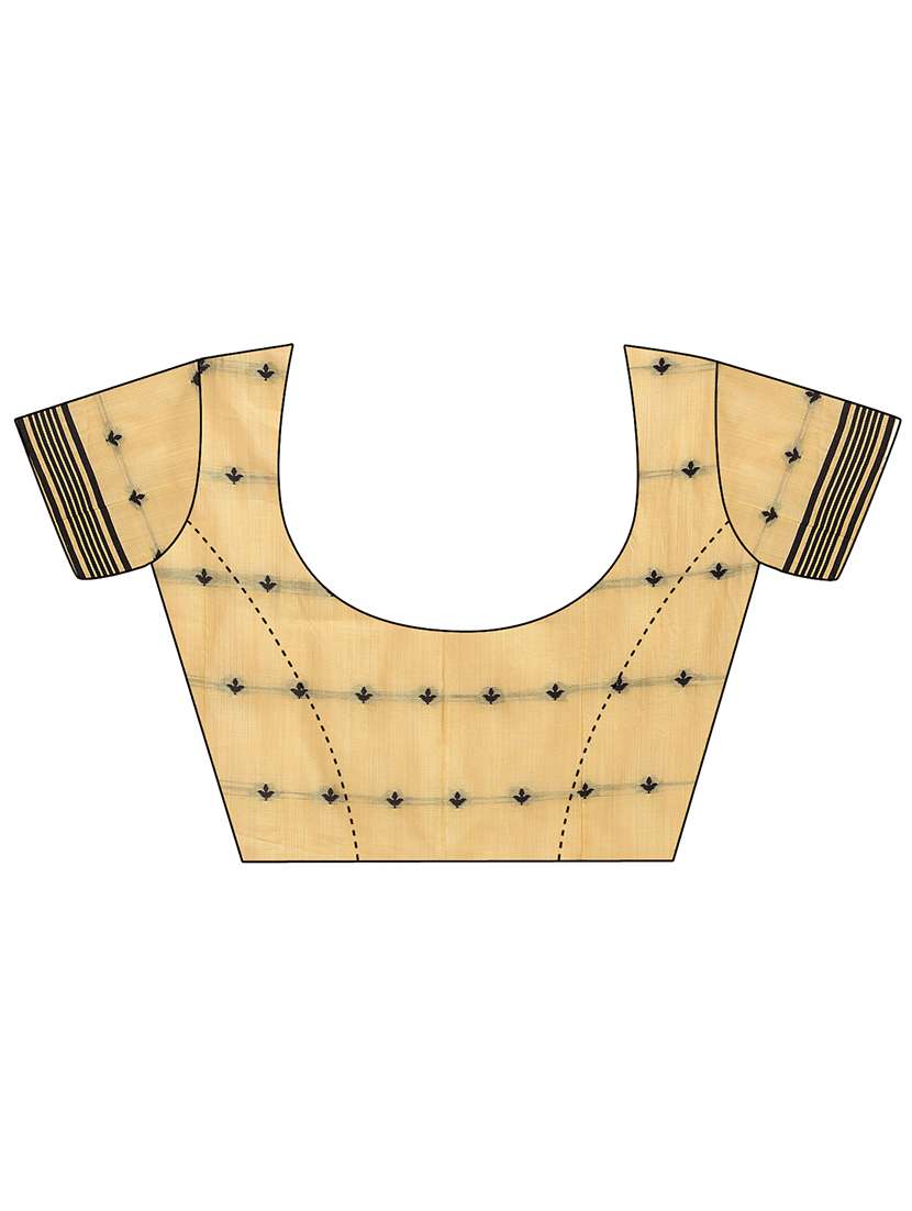 Women Self Design Bordered Saree With Blouse - 22408096 -  Standard Image - 5