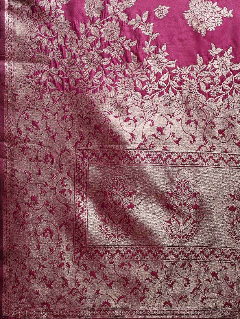 women self design banarasi saree with blouse - 22408124 -  Standard Image - 5