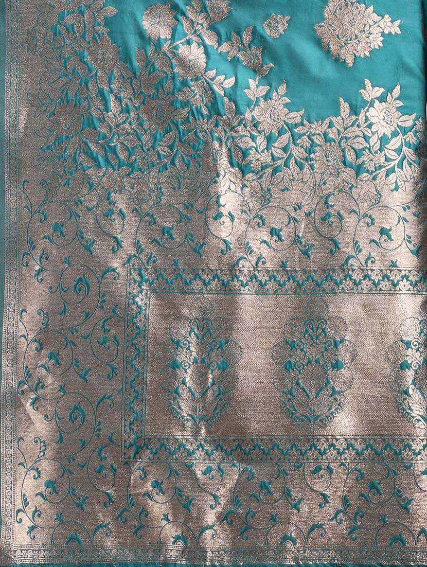 women self design banarasi saree with blouse - 22408128 -  Standard Image - 5