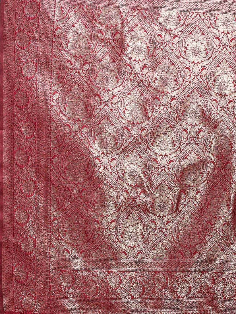 women self design banarasi saree with blouse - 22408132 -  Standard Image - 5