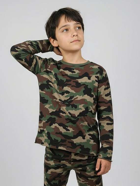 boys printed nightwear pyjama set