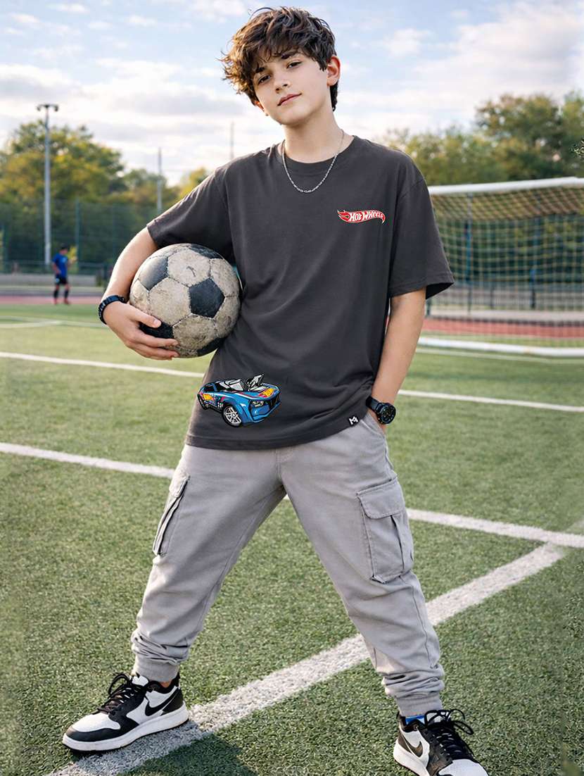 boys placement print short sleeve t-shirt  - 22408406 -  Standard Image - 3