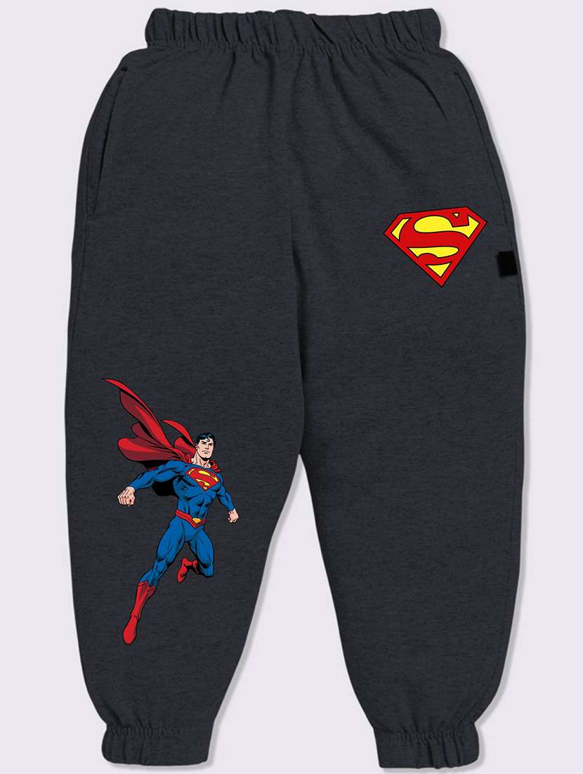 kids printed mid rise jogger