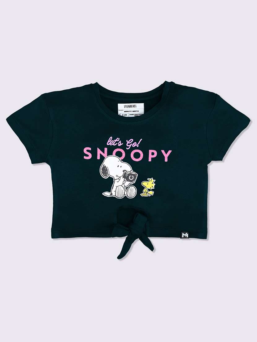 girls printed short sleeve tee