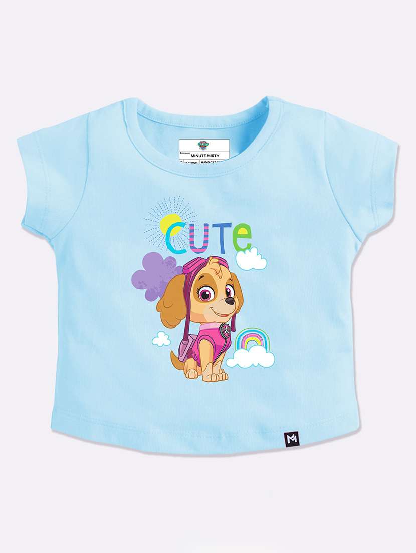 girls printed short sleeve tee