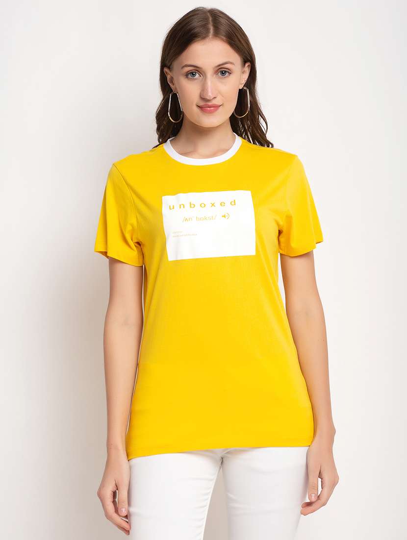 women printed short sleeve t-shirt