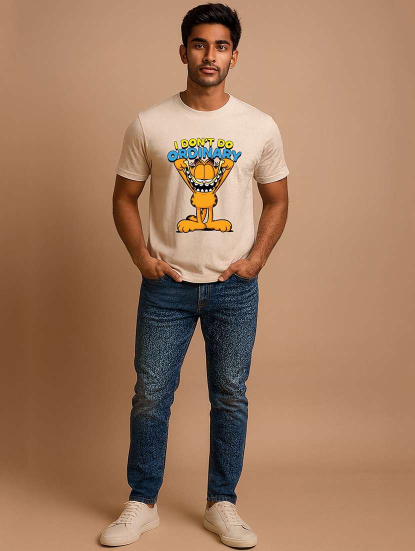 men printed short sleeve regular fit t-shirt - 22408690 -  Standard Image - 3