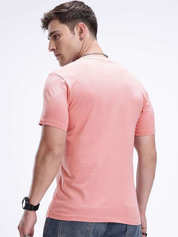 men printed short sleeve slim fit t-shirt - 22408693 -  Standard Image - 3