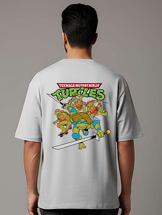 men printed short sleeve oversized t-shirt