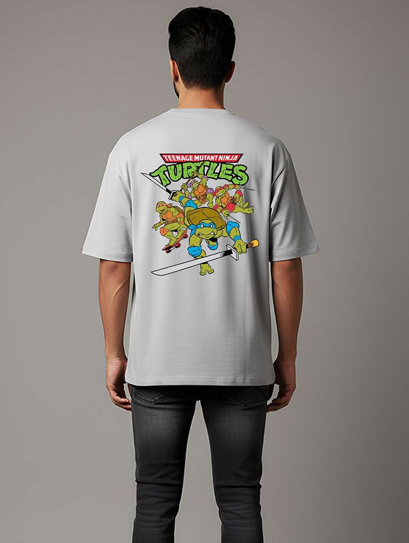 men printed short sleeve oversized t-shirt - 22408700 -  Standard Image - 3