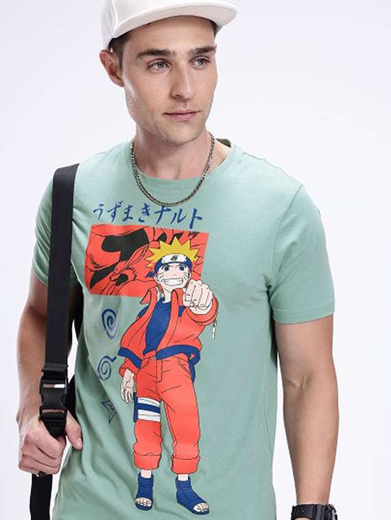 men graphic short sleeve slim fit t-shirt