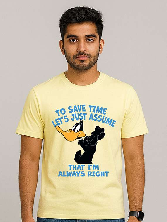 men printed short sleeve regular fit t-shirt