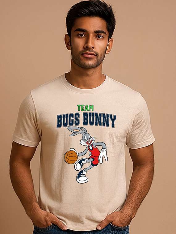 men printed short sleeve regular fit t-shirt
