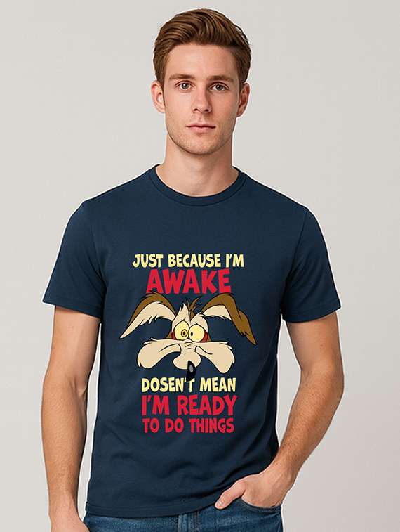 men printed short sleeve regular fit t-shirt