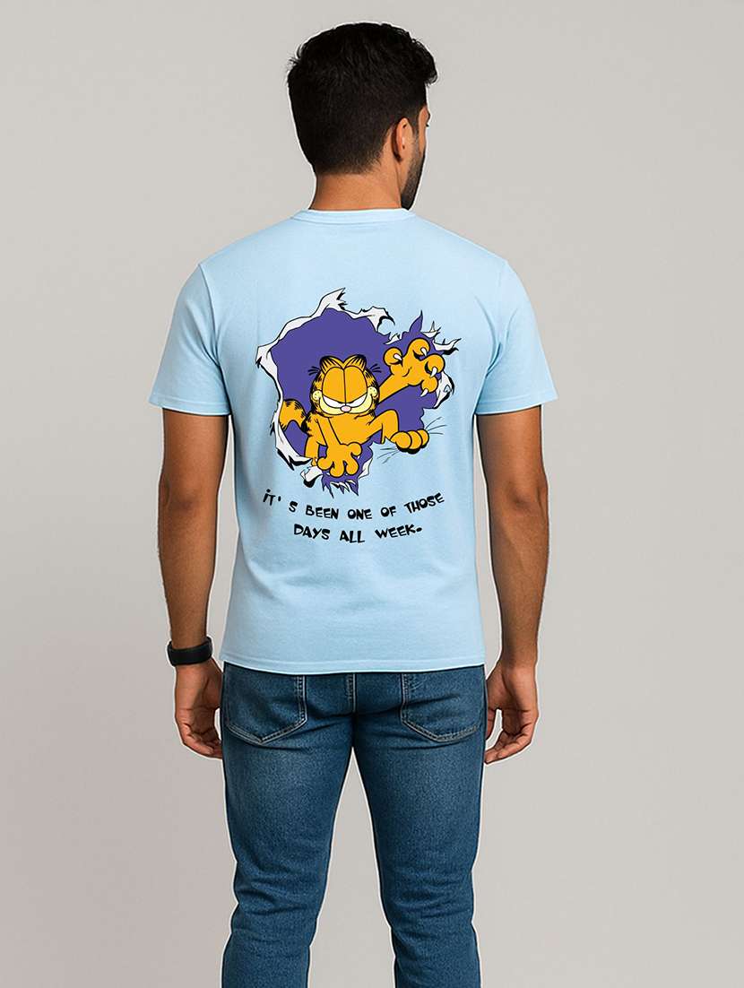 Men Printed Short Sleeve Regular Fit T-shirt - 22408747 -  Standard Image - 3