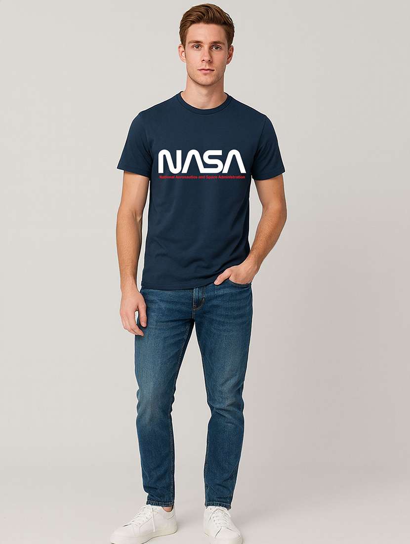 men typographic short sleeve regular fit t-shirt - 22408749 -  Standard Image - 3