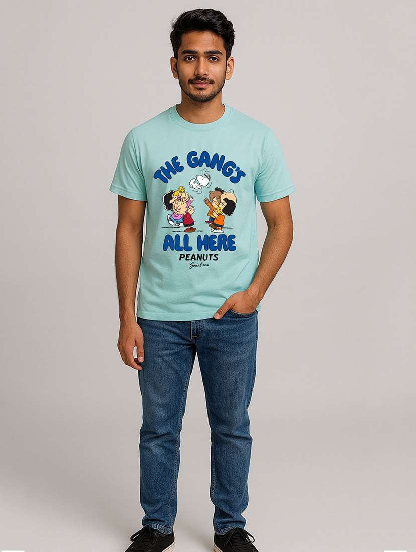 men printed short sleeve regular fit t-shirt - 22408751 -  Standard Image - 3