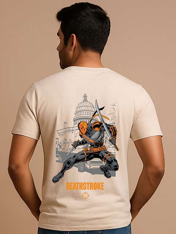 men printed short sleeve regular fit t-shirt