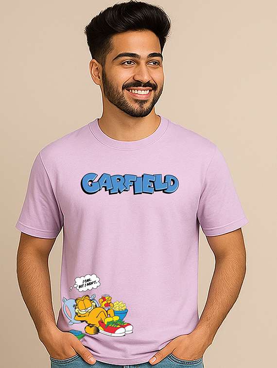 men printed short sleeve regular fit t-shirt