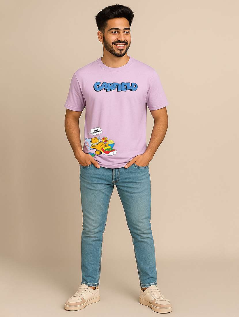 men printed short sleeve regular fit t-shirt - 22408778 -  Standard Image - 3