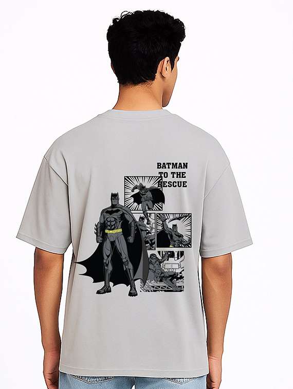 men printed short sleeve oversized t-shirt