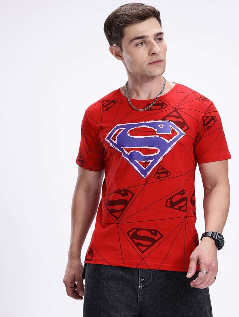 men printed short sleeve slim fit t-shirt - 22408798 -  Standard Image - 3