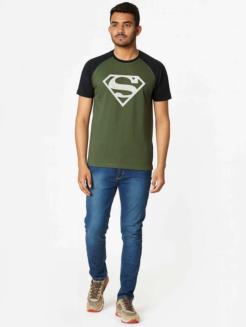 Men Printed Raglan Sleeve Regular Fit T-shirt - 22408801 -  Standard Image - 3
