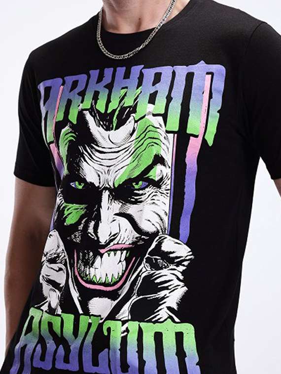 men printed short sleeve slim fit t-shirt - 22408810 -  Standard Image - 3