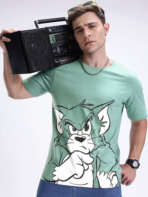 men graphic short sleeve regular fit t-shirt