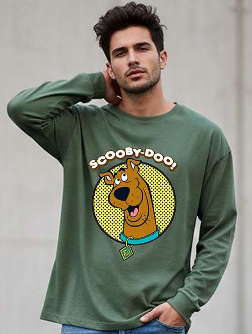 Men Printed Long Sleeve Regular Fit T Shirt