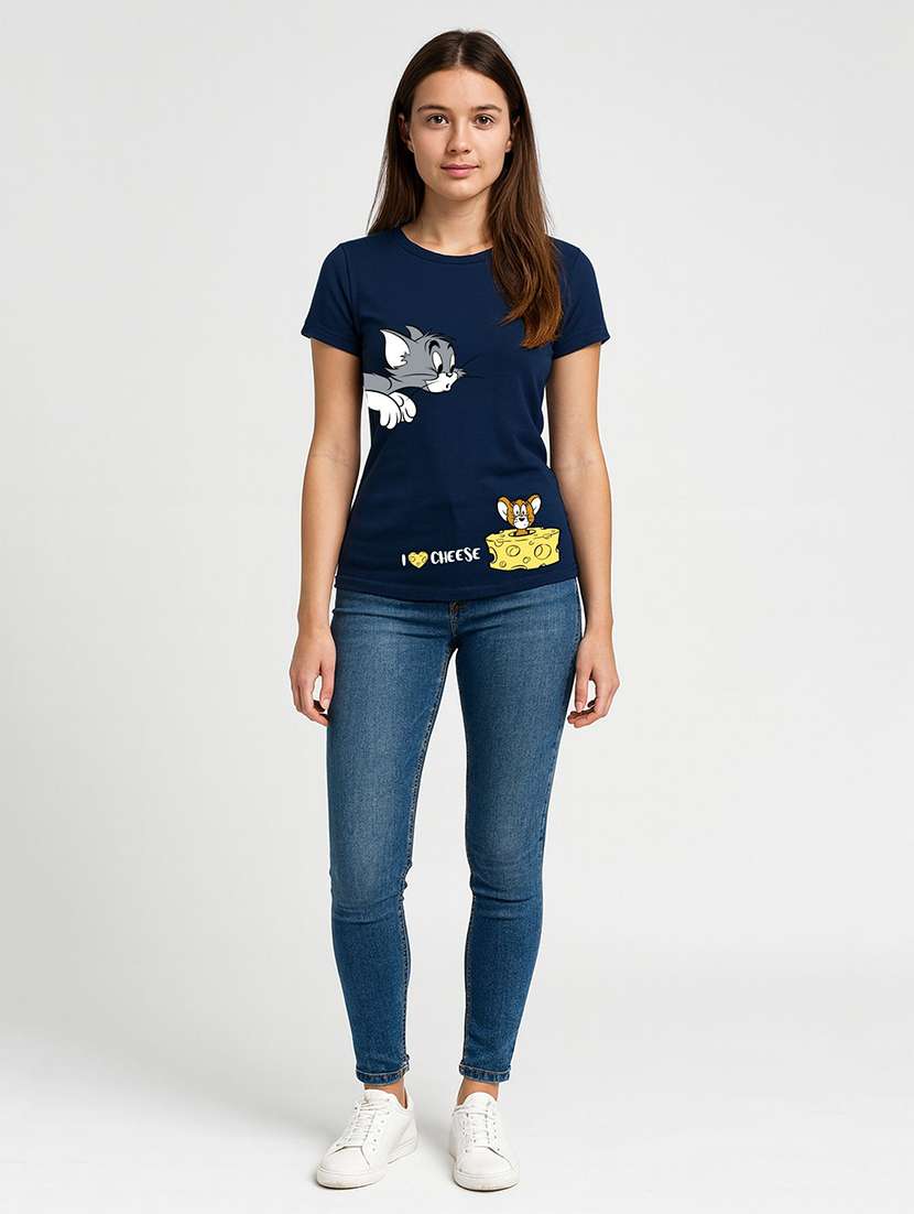 women printed short sleeve t-shirt - 22408841 -  Standard Image - 3