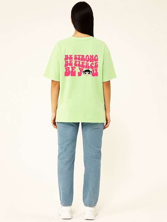 women printed short sleeve oversized t-shirt - 22408847 -  Standard Image - 3