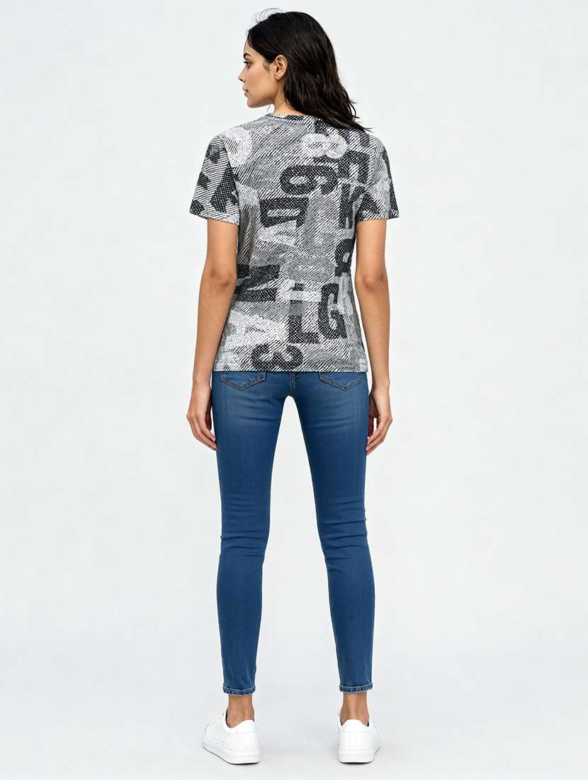 women printed short sleeve t-shirt - 22408857 -  Standard Image - 3
