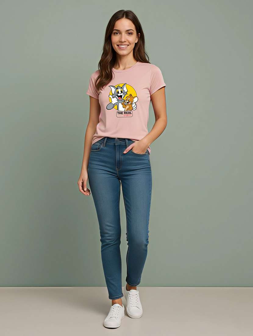 women printed short sleeve t-shirt - 22408865 -  Standard Image - 3