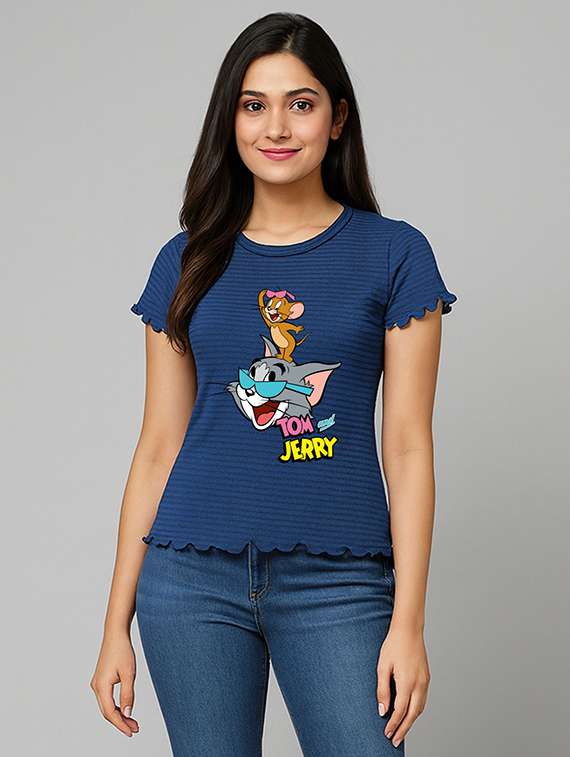 women printed short sleeve t-shirt - 22408873 -  Standard Image - 3