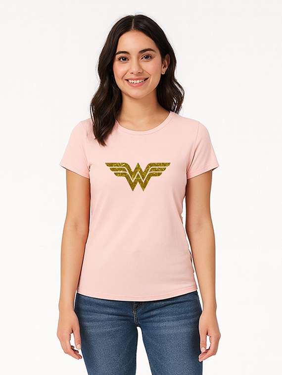 women printed short sleeve t-shirt